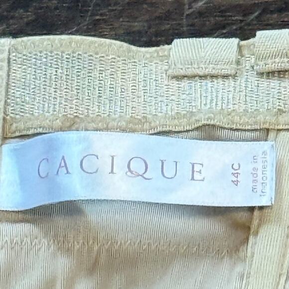 Cacique Tan Bra Womens Size 44C Smooth Boost Strapless Multi-Way Excellent Condi - Picture 2 of 5